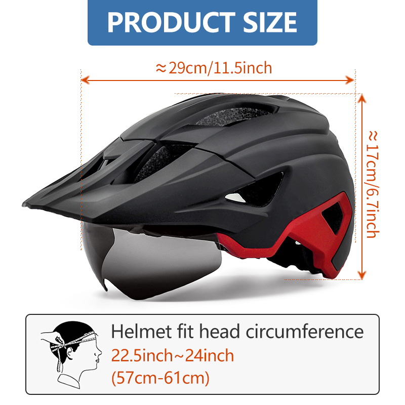 Cycling Gear Pas - Eastinear-leichter Fahrrad helm für Männer und