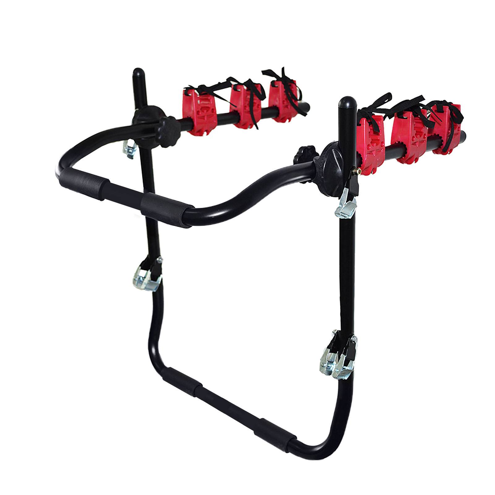 Bike Cargo Rack - Kofferraum-Fahrradträger für 3 Fahrräder, Schwerlast-Heckträger, Gepäckträger,