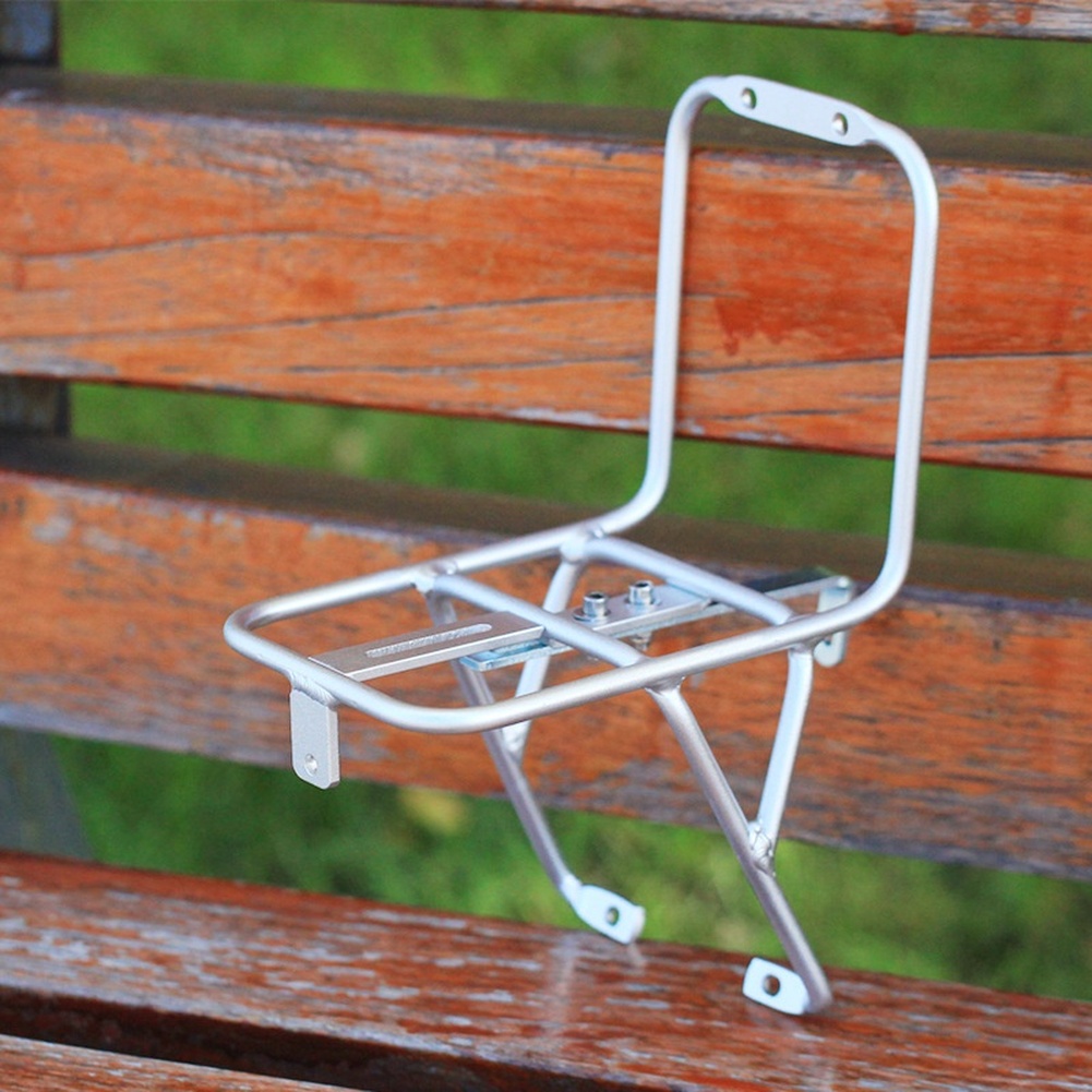 Bike Cargo Rack - 20 Zoll Faltbarer Mountainbike-Vorderradkorb aus Aluminiumlegierung