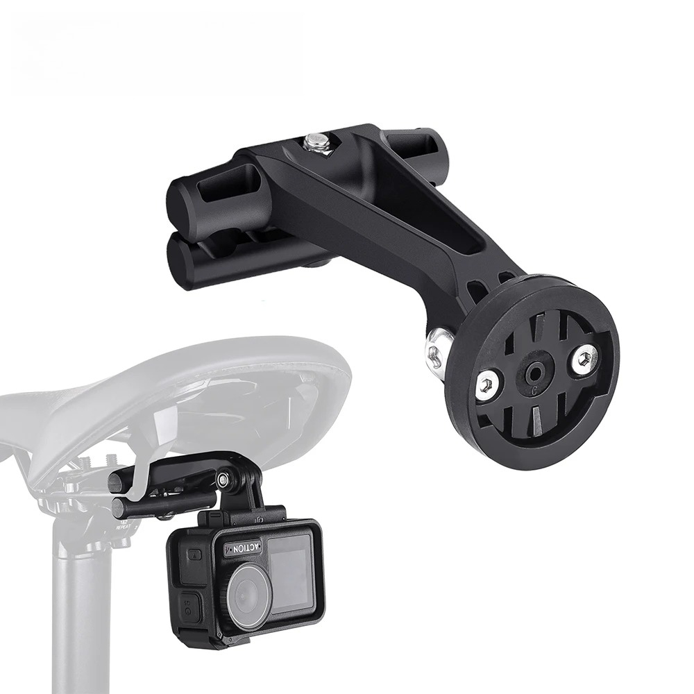 Bike Tail Light - DOMEN Fahrradsattel-Lampenhalterung Fahrradsattelstützen-Halterung Rücklicht für Garmin