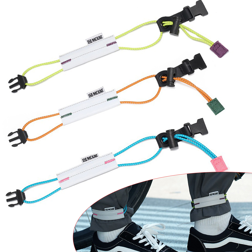 Gear In Cycling - Reflektierende Fahrradhose mit Verstellbarem Beinclip, Fluoreszierendes