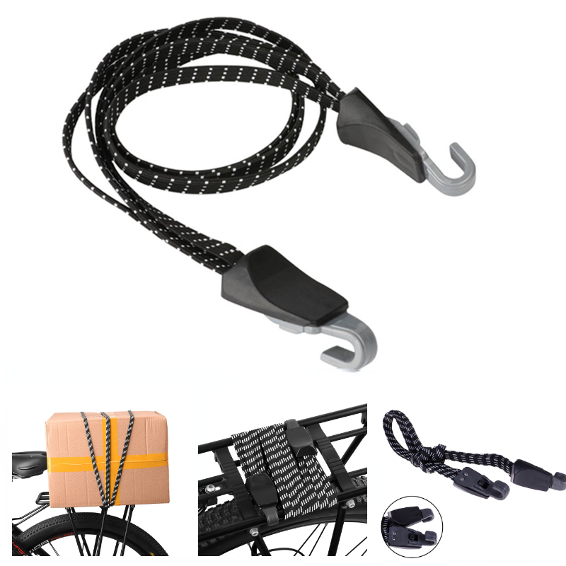 Bike Cargo Rack - Fahrrad-Gepäckseil, Elastische Mountainbike-Trägergurte, Tragbare Outdoor-Fahrradseile mit