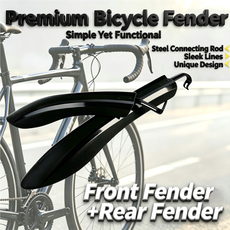 Bike Fender Set - Universelles Schnellverschluss-Fahrrad-Schutzblech-Set Vorne und Hinten Extra
