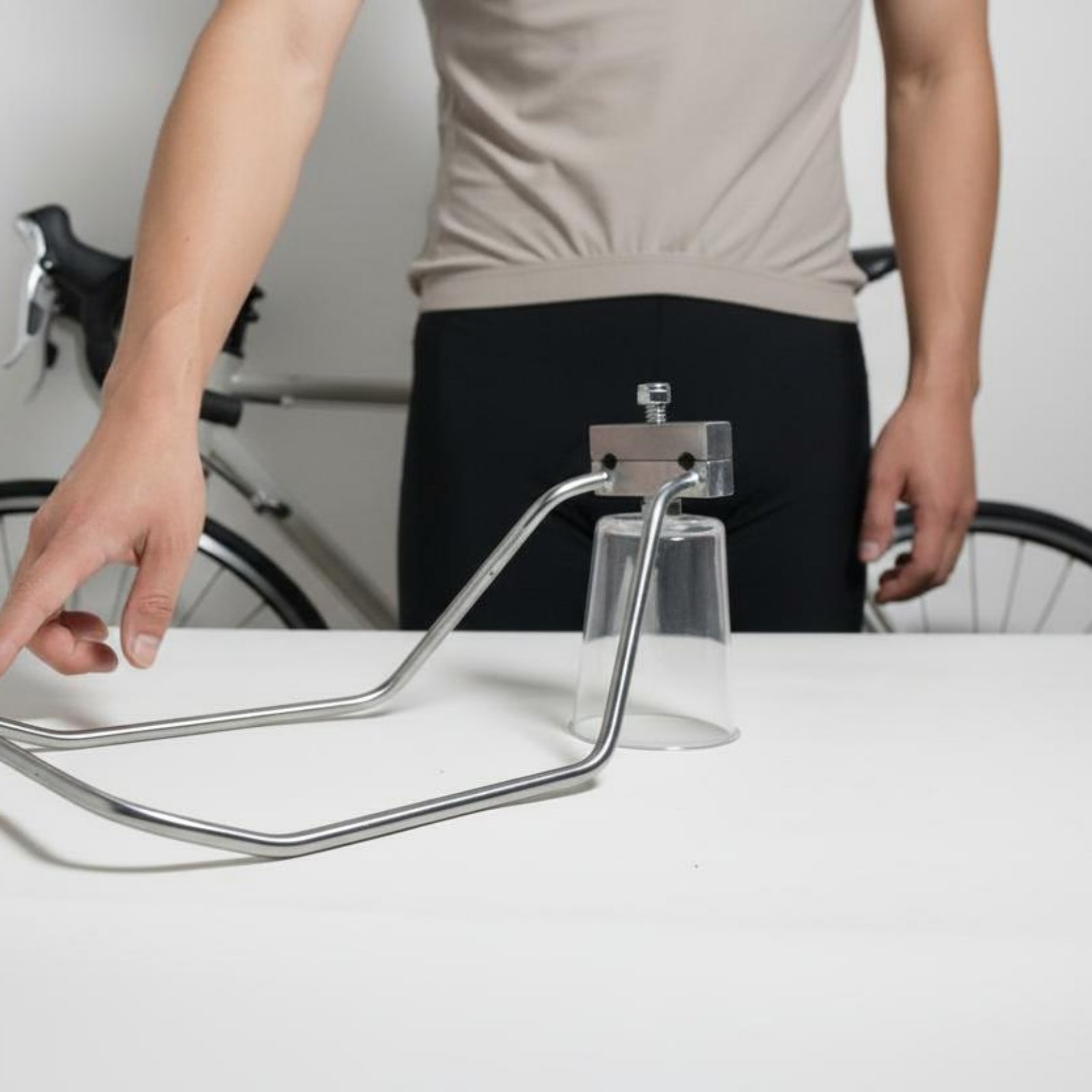 Bike Cargo Rack - Fahrrad-Gepäckträger, einfache Montage, Edelstahl-Gepäckträger, Sattelstützen-Gepäckträger, einteiliges,