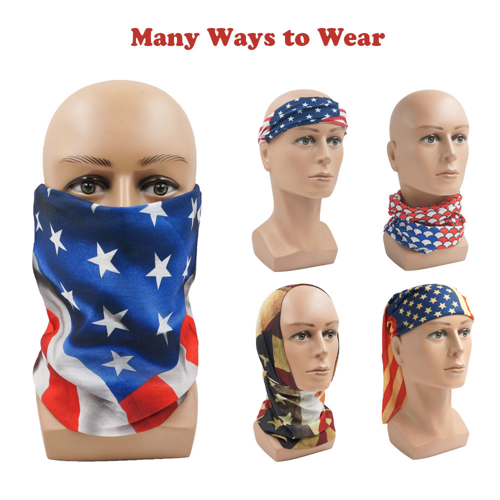 Sonnenschutzschal mit USA-Flag – Gear In Cycling Bewertung und Preis