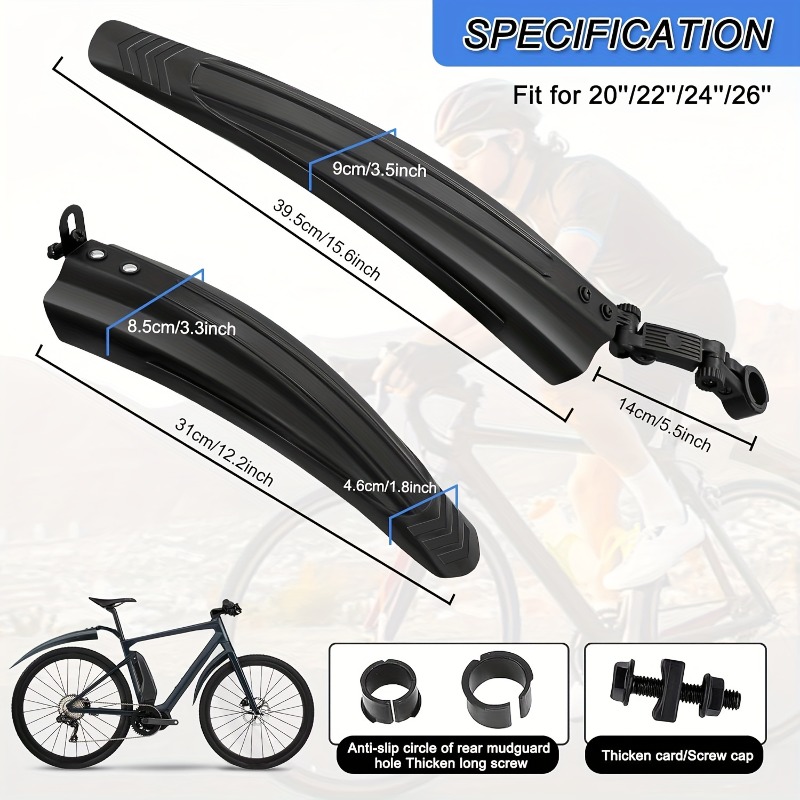 1 Set Fahrrad-Schutzblech-Set  – Bike Fender Set Bewertung und Preis