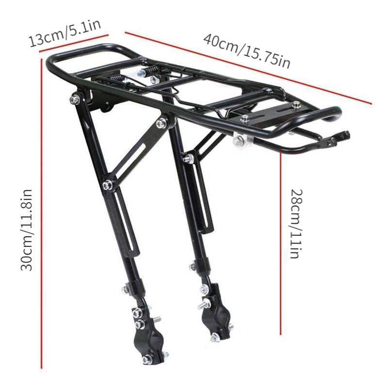 1PC Legierung Hinten Fahrradtr – Bike Cargo Rack Bewertung und Preis