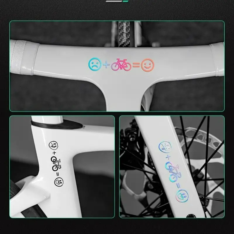 4 Stück Happy Face Fahrradaufk – Cycling Gear Sale Bewertung und Preis