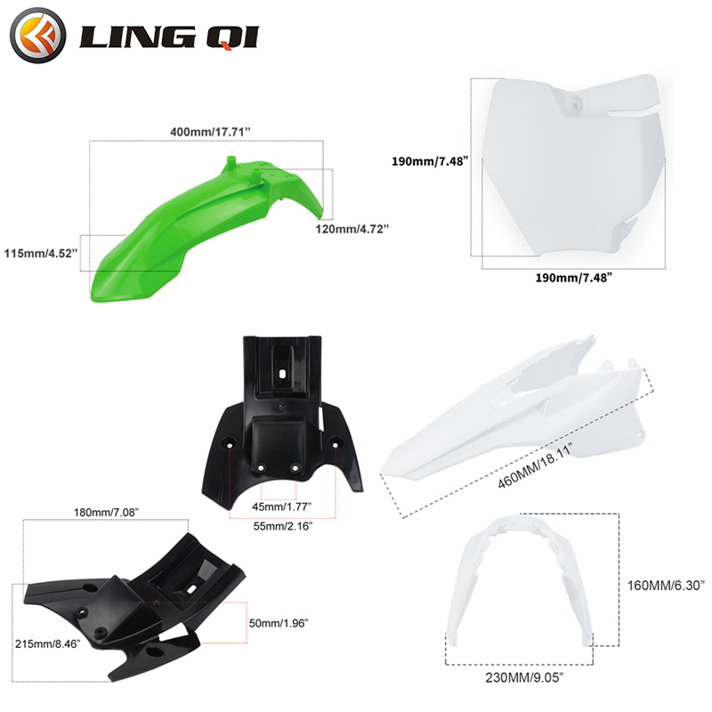 Lingqi Racing kt50 Motorrad Ve – Bike Fender Set Bewertung und Preis