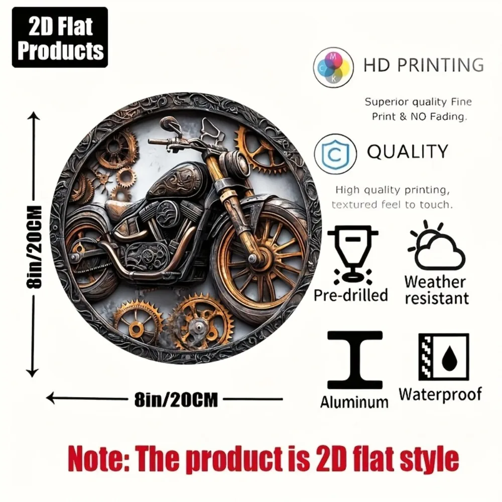 Motorrad-Vintage-Metallschild  – Cycling Gear Gifts Bewertung und Preis