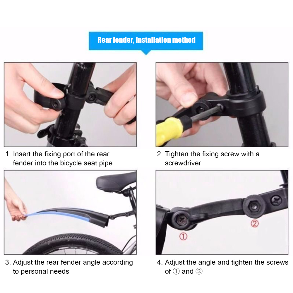 2 Stück Mountainbike Kotflügel – Bike Fender Set Bewertung und Preis